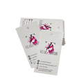 6x8cm 300gsm white card garment accessories custom brand tag for hair bundle